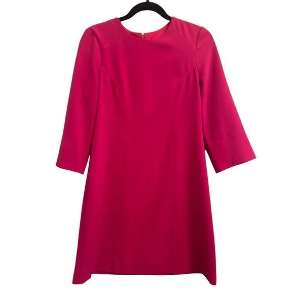 Vince Camuto Hot Pink Shift Dress size 4 Valentines Day Barbie - Picture 1 of 9
